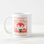Yule Shall Not P Fantasy Wizard Holiday Pun Funny  コーヒーマグカップ (左)