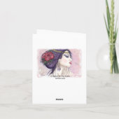 Yuletideのヒイラギの妖精 シーズンカード (裏面)