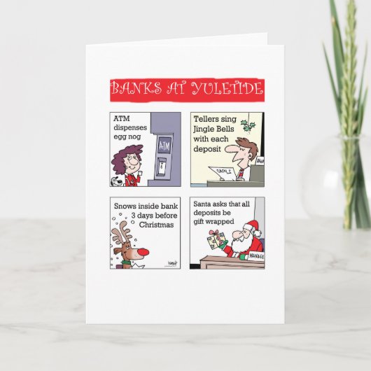 Yuletideの銀行 シーズンカード (正面)