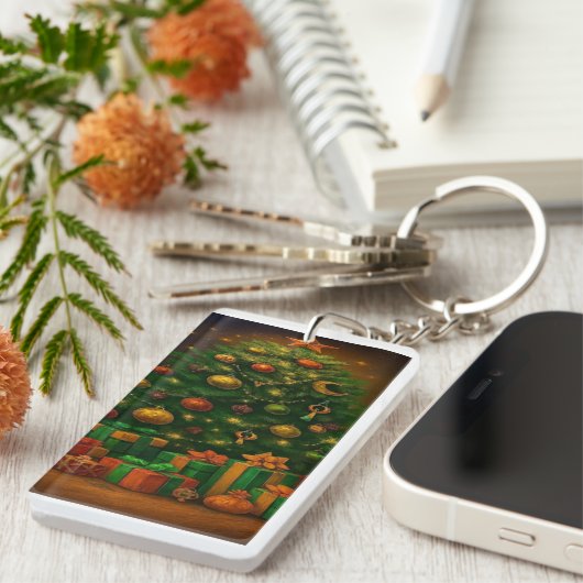 Yuletide Glow: Tree of Wonder Keychain キーホルダー (正面右)