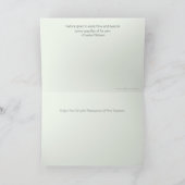 Yuletide Greetings:シンプル季節の楽しみ シーズンカード (内部)