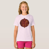 Yuletide Opulence:クリスマスの黄金の糸 Tシャツ (正面フル)