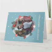 Yuletide Sweetest折り畳みグリーティングカード カード (正面)