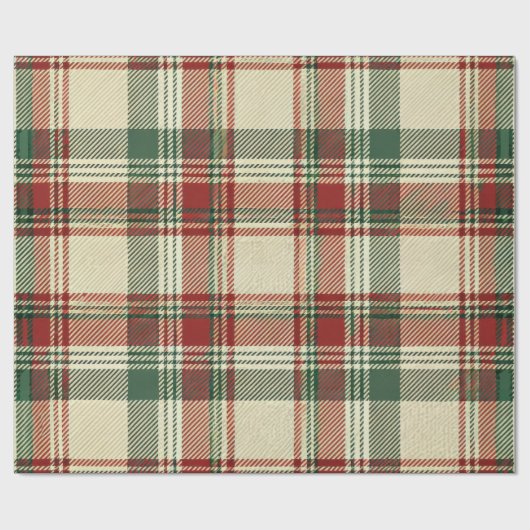 Yuletide Tartan ラッピングペーパー (フラット)