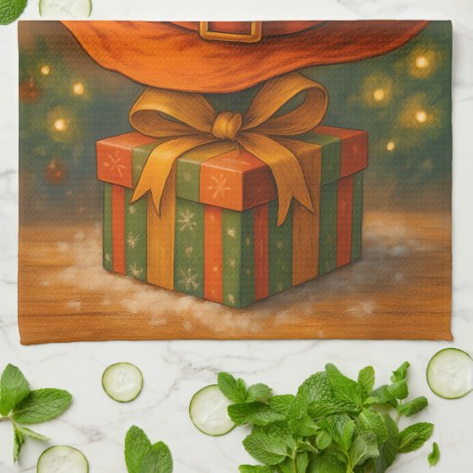 Yuletide Witchery キッチンタオル (折り畳み)