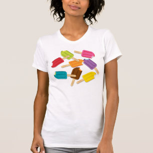 Yum! アイスキャンデーの女性タンク tシャツ
