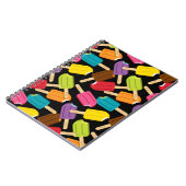 Yum! アイスキャンデージャーナル(黒) ノートブック (左側)