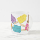 Yum! 曇らされたマグ フロストグラスマグカップ (正面右)