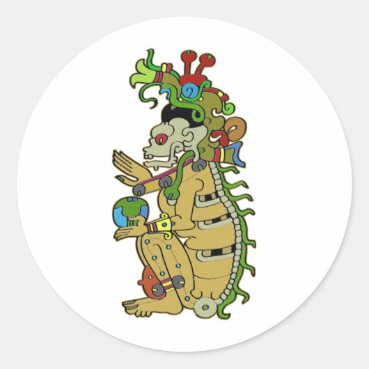 Yum Cimil ラウンドシール (正面)