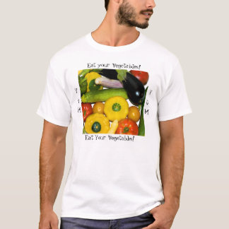 Yum Yumあなたの野菜を食べて下さい! Tシャツ