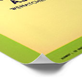 YUM YUMブランドリンゴヴィンテージクレートラベルポスター ポスター (角)