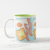 Yum Yum朝食のマグ ツートーンマグカップ (左)