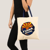 Yumaアリゾナの旗の破烈のトートバック トートバッグ (正面(商品))
