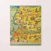 Yuma Arizona 11x14 Map Jigsaw Puzzle ジグソーパズル (縦)