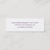 Yuma Arizona Landscape Photographyブックマーク スキニー名刺 (裏面)