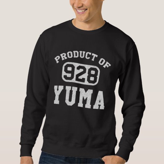 Yuma Arizona Vintage Retro Area Code スウェットシャツ (正面)