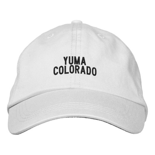 YUMA Colorado Hat 刺繍入りキャップ (正面)