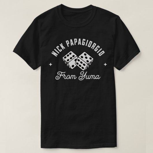 Yuma TシャツのNick Papagiorgio Tシャツ (デザイン正面)