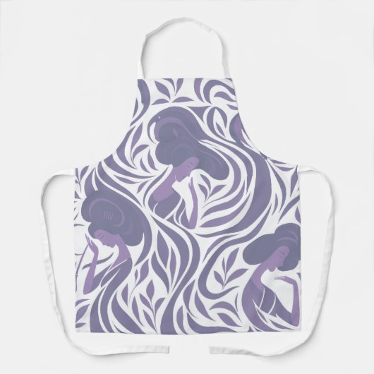 Yumeji Hirado Woman Apron – Taisho Romance Design エプロン (正面)