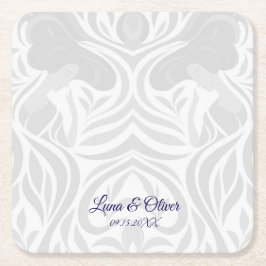 Yumeji Hirado Woman Art Coaster スクエアペーパーコースター