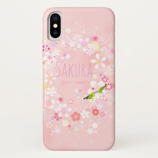 Yumekawaii cherry blossoms phone case Case-Mate iPhoneケース (裏面)