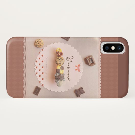 Yumekawaii cute cookie phone case. Case-Mate iPhon Case-Mate iPhoneケース (裏面(横))