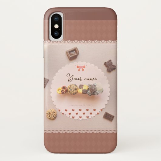 Yumekawaii cute cookie phone case. Case-Mate iPhon iPhoneケース (裏面)