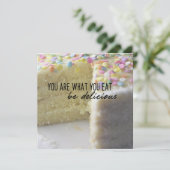 YUMMY 5.25 x 5.25カード 招待状 (スタンド正面)