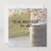 YUMMY 5.25 x 5.25カード 招待状 (正面)