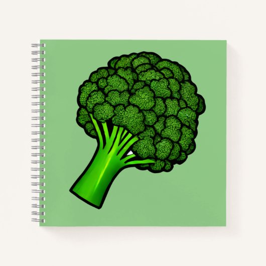 Yummy Broccoli ノートブック (正面)