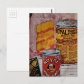 Yummy Cake and Baking Powder Collage ポストカード (正面/裏面)