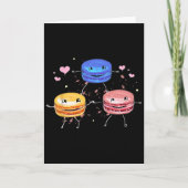 Yummy Cute Cheerleading Macaroon Gift  カード (正面)