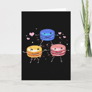 Yummy Cute Cheerleading Macaroon Gift  カード