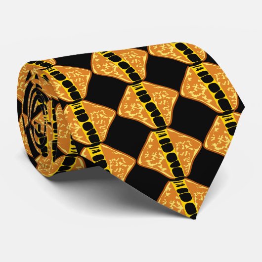 Yummy Delicious Gooey Grilled Cheese ネクタイ (ロール)