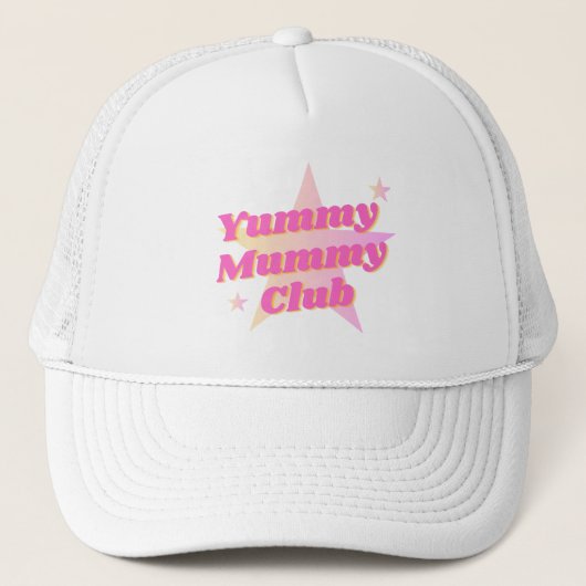 Yummy Mummy Mother's Day Trucker Hat スタイリッシュ Gift キャップ (正面)