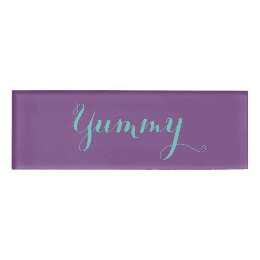 Yummy Nameタグ 名札 (正面)