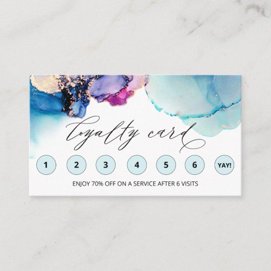 *~* Yummy QR LOGO Rewards Thank you AP29 ロイヤリティカード (正面)