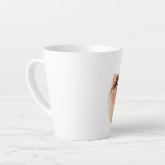 YumYum2 カフェラテマグ (左アングル)