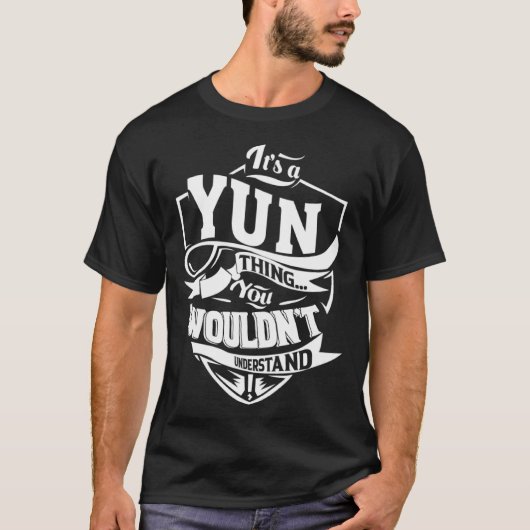 YUNの問題 Tシャツ (正面)