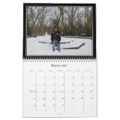 Yun及びKennの道 カレンダー (3月 2027)