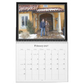 Yun及びKennの道 カレンダー (2月 2027)