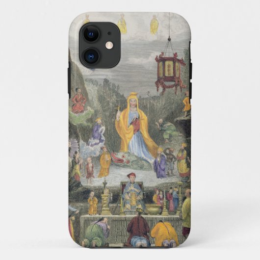 「Yun Stzoo Stzee」の寺院の祭壇の部分、鈴の音 Case-Mate iPhoneケース (裏面)