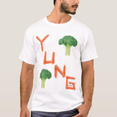 YUNGのにんじん棒 Tシャツ (正面)