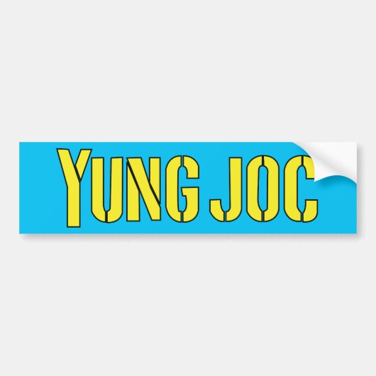 Yung Jocのバンパーステッカー バンパーステッカー (正面)