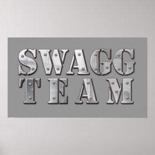 Yung Joc Swaggチームロゴポスター ポスター