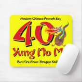 Yung Moの第40誕生日無し マウスパッド (マウス)