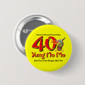 Yung Moの第40誕生日無し 缶バッジ (正面&裏面)