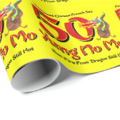 Yung Moの第50誕生日無し ラッピングペーパー (ロールコーナー)