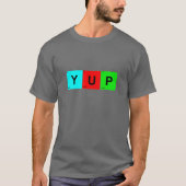 YUPエレメントの周期表 Tシャツ (正面)