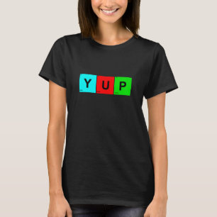 YUP周期表の正方形 Tシャツ